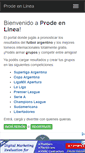 Mobile Screenshot of prodeenlinea.com